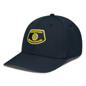 Men's Levelwear Black Boston Bruins Retro Skylight Rise Flex Hat